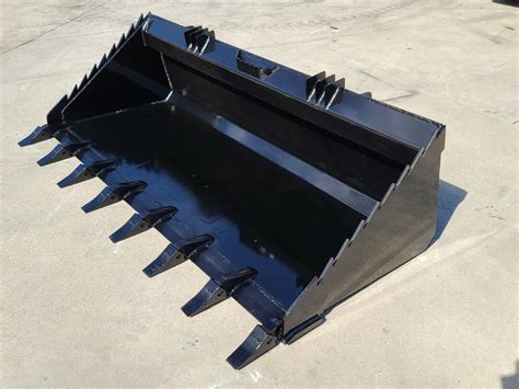 tooth bucket for skid steer|1 yard skid loader bucket.